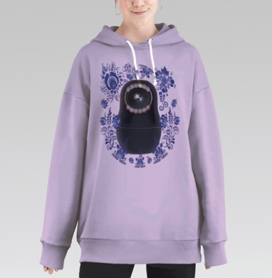 Потребитель, Hoodie Long Oversize Fiolet