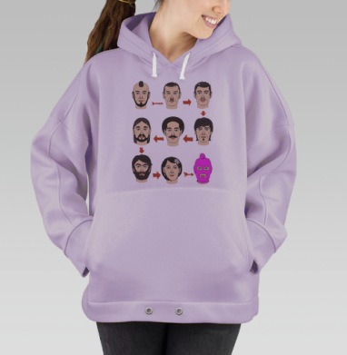Преображение Петра Николаевича, Hoodie Oversize Fiolet