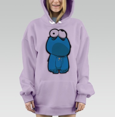 Самоделка, Hoodie Mjhigh Dig Mel, Fiolet, утепленная