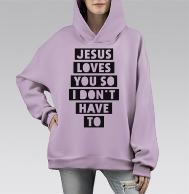 Самоделка, Hoodie Mono Fiolet, оверсайз, утепленная