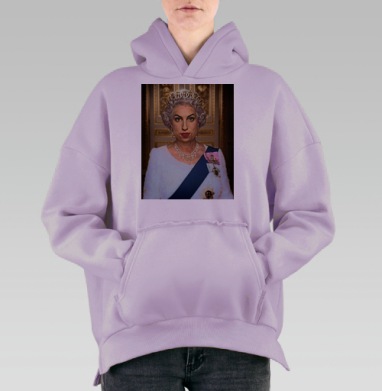 Самоделка, Hoodie Oversize Fiolet, утепленная