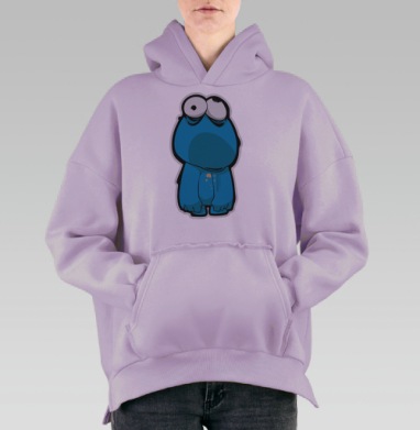 Самоделка, Hoodie Oversize Fiolet, утепленная