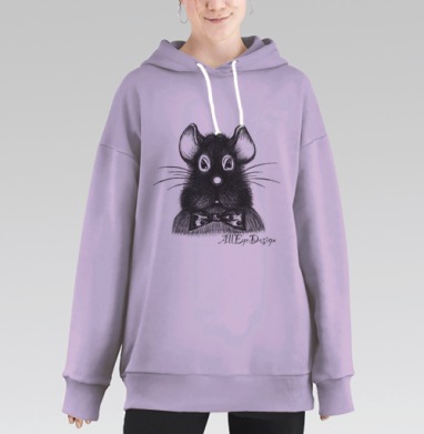 сказочная морда2, Hoodie Long Oversize Fiolet