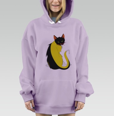Сметана, Hoodie Mjhigh Dig Mel, Fiolet, утепленная