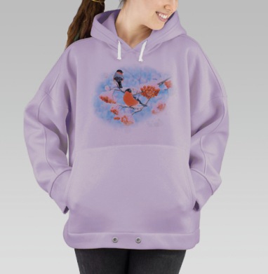 Снегири, Hoodie Oversize Fiolet