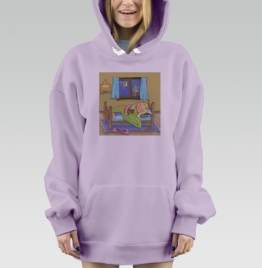 Сны, Hoodie Mjhigh Dig Mel, Fiolet, утепленная