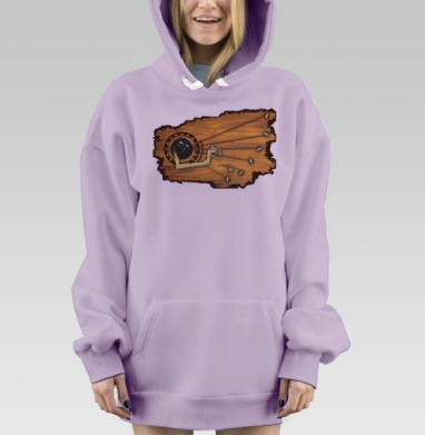 СТРУНЫ ДУШИ, Hoodie Mjhigh Dig Mel, Fiolet, утепленная