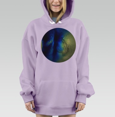 Удушье, Hoodie Mjhigh Dig Mel, Fiolet, утепленная