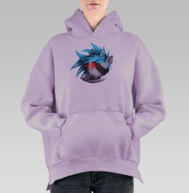 Винил Джек-Потрошитель, Hoodie Oversize Fiolet, утепленная