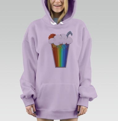 Вкус Лета, Hoodie Mjhigh Dig Mel, Fiolet, утепленная