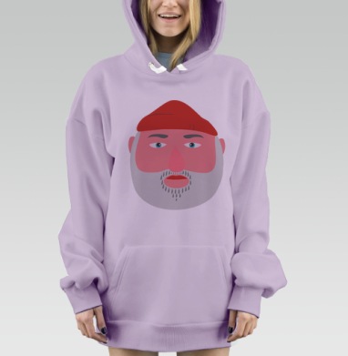 Водная жизнь Стива Зиссу, Hoodie Mjhigh Dig Mel, Fiolet, утепленная