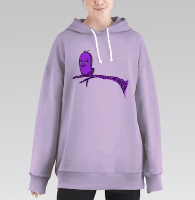 Вы даже не представляете…, Hoodie Long Oversize Fiolet