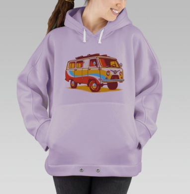Хиппи Уазик, Hoodie Oversize Fiolet