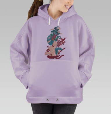 Я ощущаю, Hoodie Oversize Fiolet