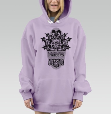 Захватчики 2, Hoodie Mjhigh Dig Mel, Fiolet, утепленная