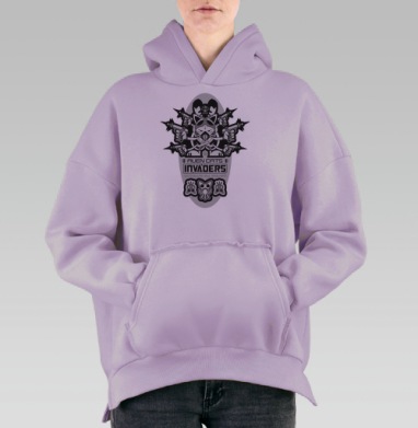 Захватчики 2, Hoodie Oversize Fiolet, утепленная