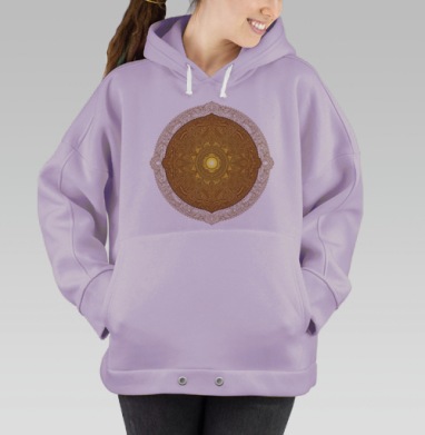 Золотое сияние, Hoodie Oversize Fiolet