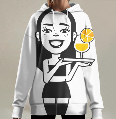 Варвапрпвар, Hoodie Long Oversize 3D